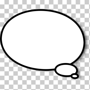 SVG Thought callout bubble right vector image SVG Thought callout bubble right vector image