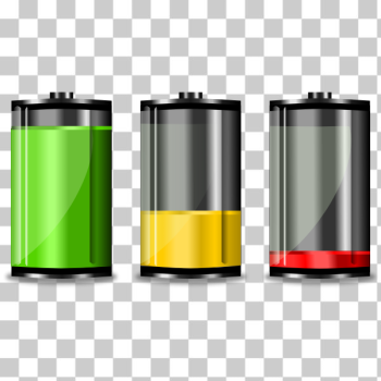SVG Three battery levels SVG Three battery levels