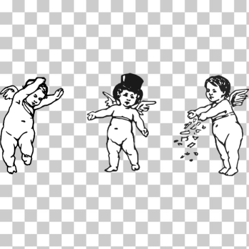 SVG Three cherubs SVG Three cherubs