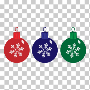 SVG Three Christmas ornaments SVG Three Christmas ornaments