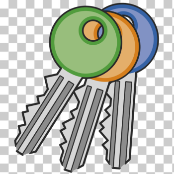 SVG Three colored door lock keys vector illustration SVG Three colored door lock keys vector illustration