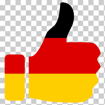 SVG Thumbs Up Germany SVG Thumbs Up Germany