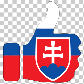 SVG Thumbs Up Slovakia SVG Thumbs Up Slovakia