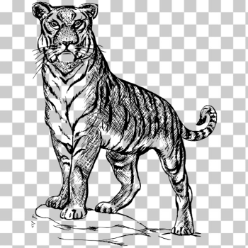 SVG Tiger illustration