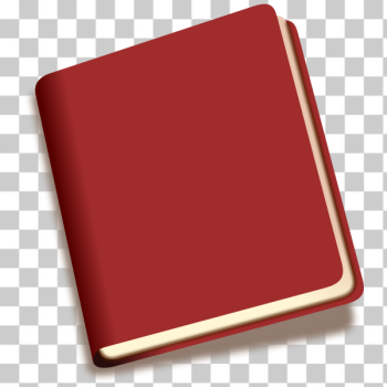 SVG Tilted red book with shadow SVG Tilted red book with shadow