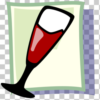 SVG Tilted red wine glass vector clip art SVG Tilted red wine glass vector clip art