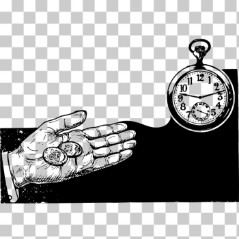 SVG Time is money illustration SVG Time is money illustration
