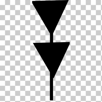 SVG top sign cardinal south SVG top sign cardinal south