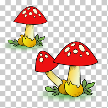 SVG Toxic mushrooms color art SVG Toxic mushrooms color art
