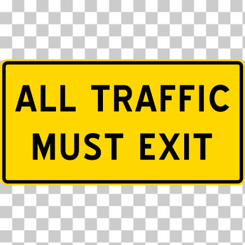 SVG Traffic Exit Sign SVG Traffic Exit Sign