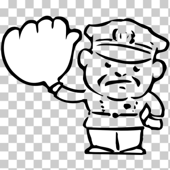 SVG Traffic policeman