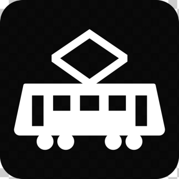 SVG Tram silhouette SVG Tram silhouette