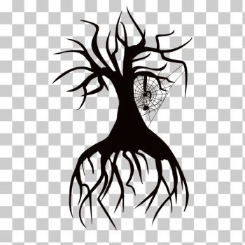 SVG Tree and spider SVG Tree and spider