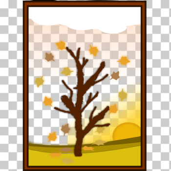 SVG Tree in autumn 2 SVG Tree in autumn 2