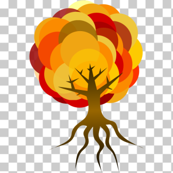 SVG Tree with root vector graphics SVG Tree with root vector graphics