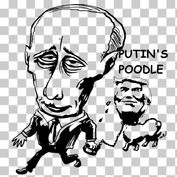SVG Trump as Putin039s poodle SVG Trump as Putin039s poodle
