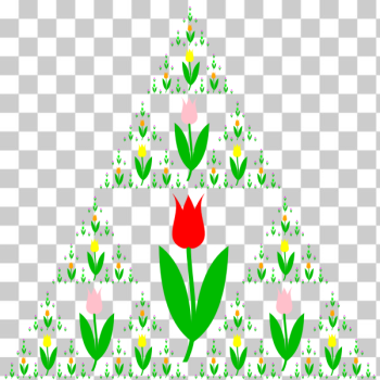SVG Tulip fractal SVG Tulip fractal