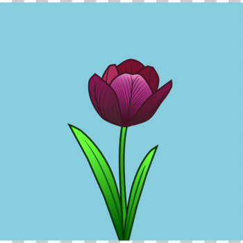 SVG Tulip line SVG Tulip line