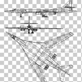 SVG Tupolev 160 aircraft vector graphics SVG Tupolev 160 aircraft vector graphics