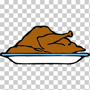 SVG Turkey platter vector illustration SVG Turkey platter vector illustration
