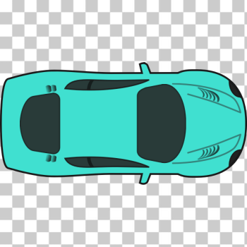 SVG Turquoise racing car vector drawing SVG Turquoise racing car vector drawing
