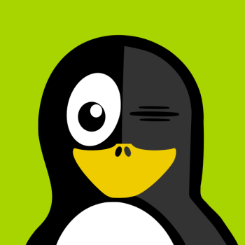 SVG Tux the Penguin Wink SVG Tux the Penguin Wink