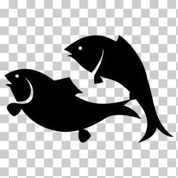 SVG Two fishes icon SVG Two fishes icon