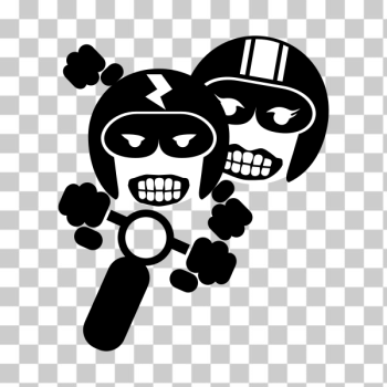 SVG Two motorbike riders vector illustration SVG Two motorbike riders vector illustration