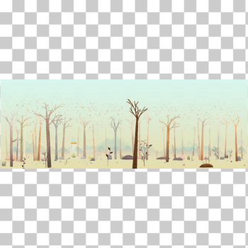 SVG UFO in a forest SVG UFO in a forest