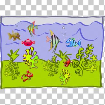 SVG underwater world - aquarium