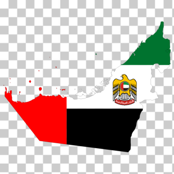SVG United Arab Emirates map flag SVG United Arab Emirates map flag