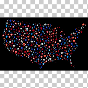 SVG United States Map With Prismatic Stars SVG United States Map With Prismatic Stars