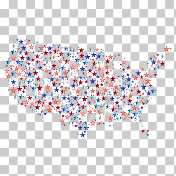 SVG United States Map With Stars SVG United States Map With Stars