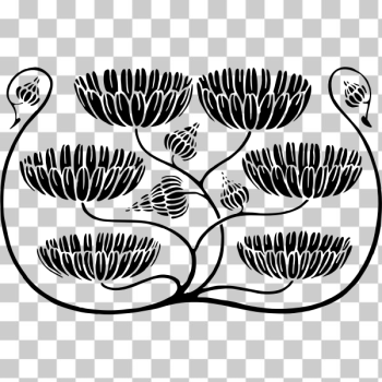 SVG Unusual Floral Design SVG Unusual Floral Design