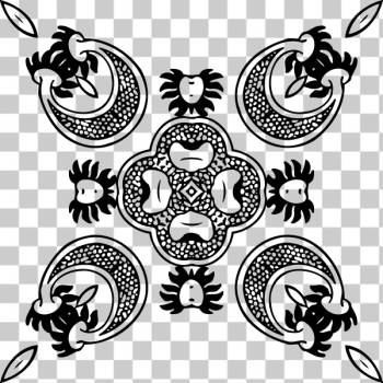 SVG Unusual flowery design SVG Unusual flowery design