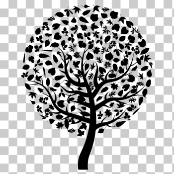 SVG Unusual tree silhouette SVG Unusual tree silhouette