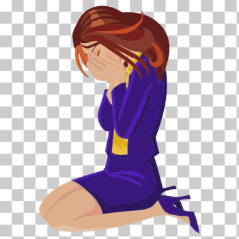 SVG Upset woman SVG Upset woman