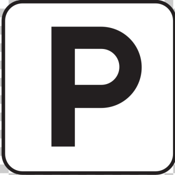 SVG US National Park Maps pictogram for a car park vector image
