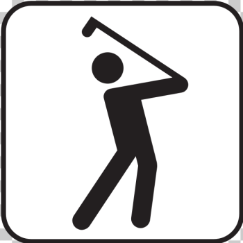 SVG US National Park Maps pictogram for a golf playing field vector image