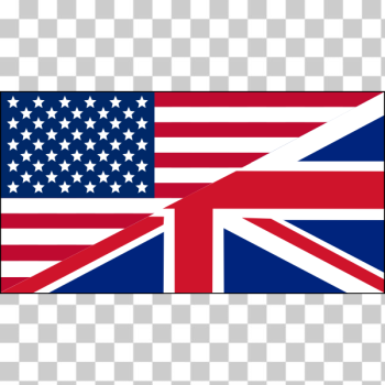 SVG USA and UK flag SVG USA and UK flag