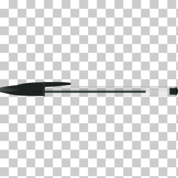 SVG Vector clip art of black BIC pen SVG Vector clip art of black BIC pen
