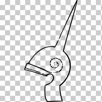 SVG Vector clip art of Greece warrior helmet SVG Vector clip art of Greece warrior helmet
