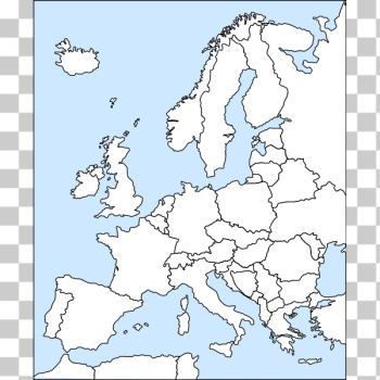 SVG Vector clip art of map of Europe SVG Vector clip art of map of Europe