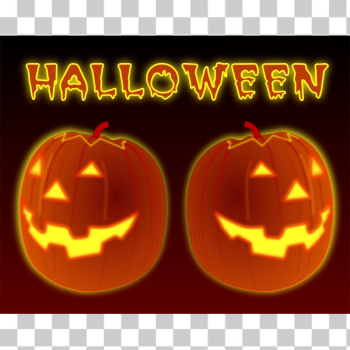 SVG Vector clip art of two celebration pumpkins SVG Vector clip art of two celebration pumpkins