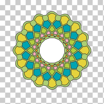 SVG Vector drawing of green shaded ring SVG Vector drawing of green shaded ring