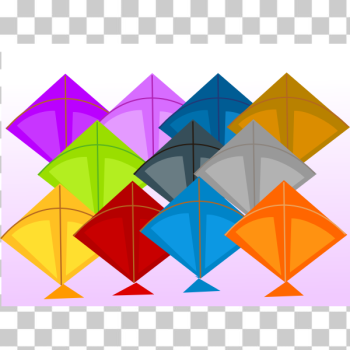 SVG Vector drawing of kites SVG Vector drawing of kites