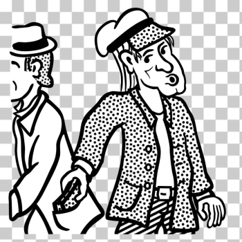 SVG Vector drawing of pocket thief SVG Vector drawing of pocket thief