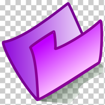 SVG Vector drawing of purple bent folder icon SVG Vector drawing of purple bent folder icon