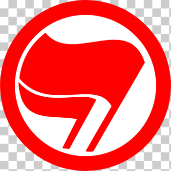 SVG Vector drawing of red antiimperialist action label SVG Vector drawing of red antiimperialist action label