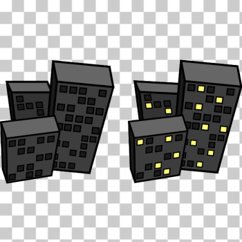 SVG Vector drawing of tilted flat blocks at night SVG Vector drawing of tilted flat blocks at night